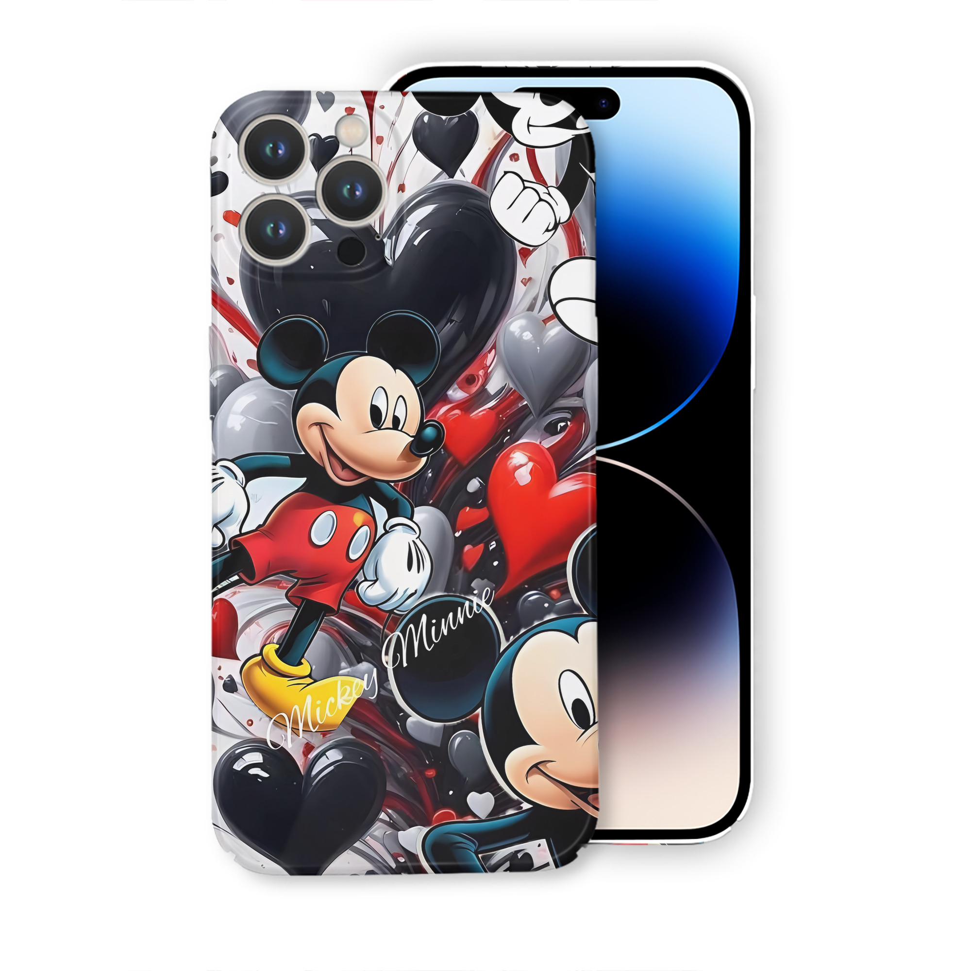 （画像用） ミッキーマウス Mickey Mouse 【iPhone 14シリーズ対応】ハードケース